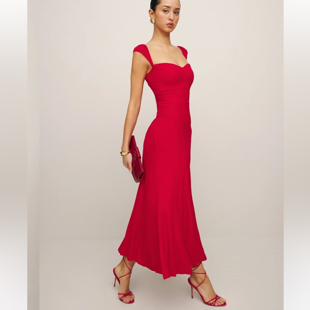 Reformation Red Maxi Dress